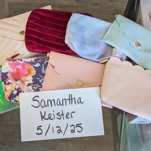 Simply Gilded Pouches Small Zip Button Planner Destash Kawaii Scrapbook Journal